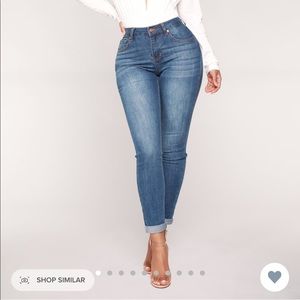 Back at you ankle jeans